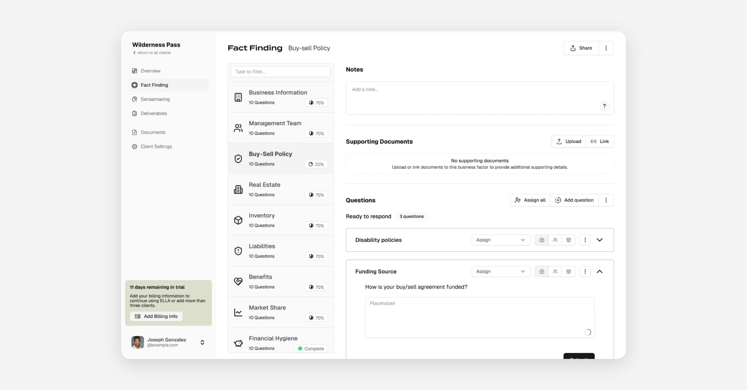 Stay in the flow with our new fact-finding interface