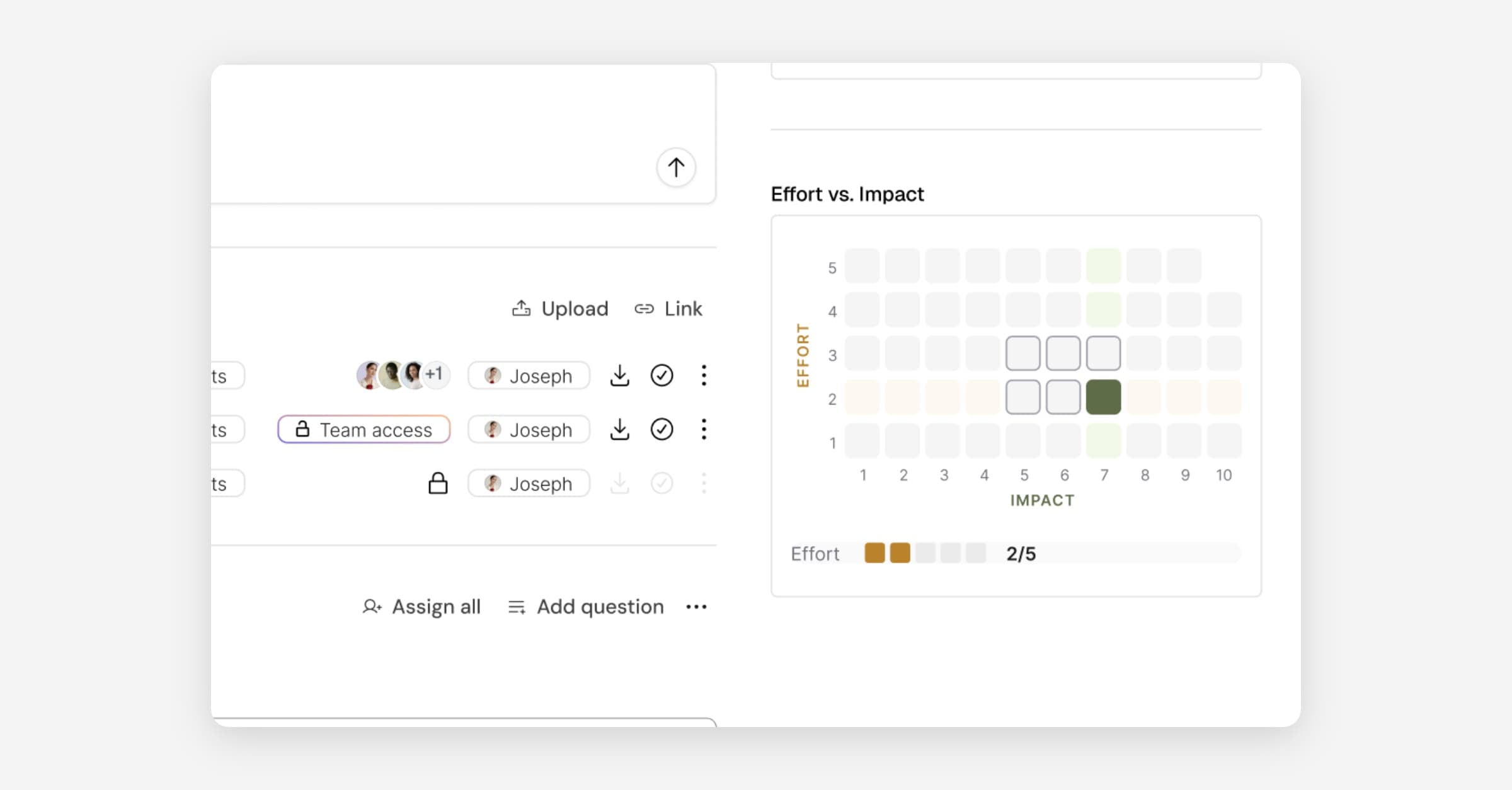 Sharper prioritization: the Opportunity × Effort grid