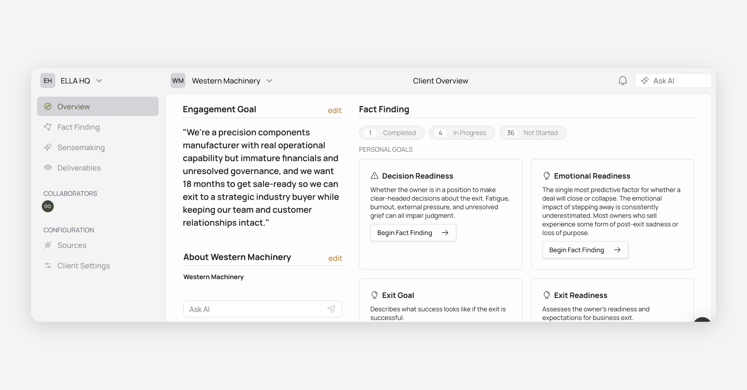 A denser, clearer advisor workspace
